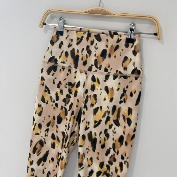 Carbon38 Yellow Animal Print 7/8 Length Leggings Size XS - Picture 3 of 4